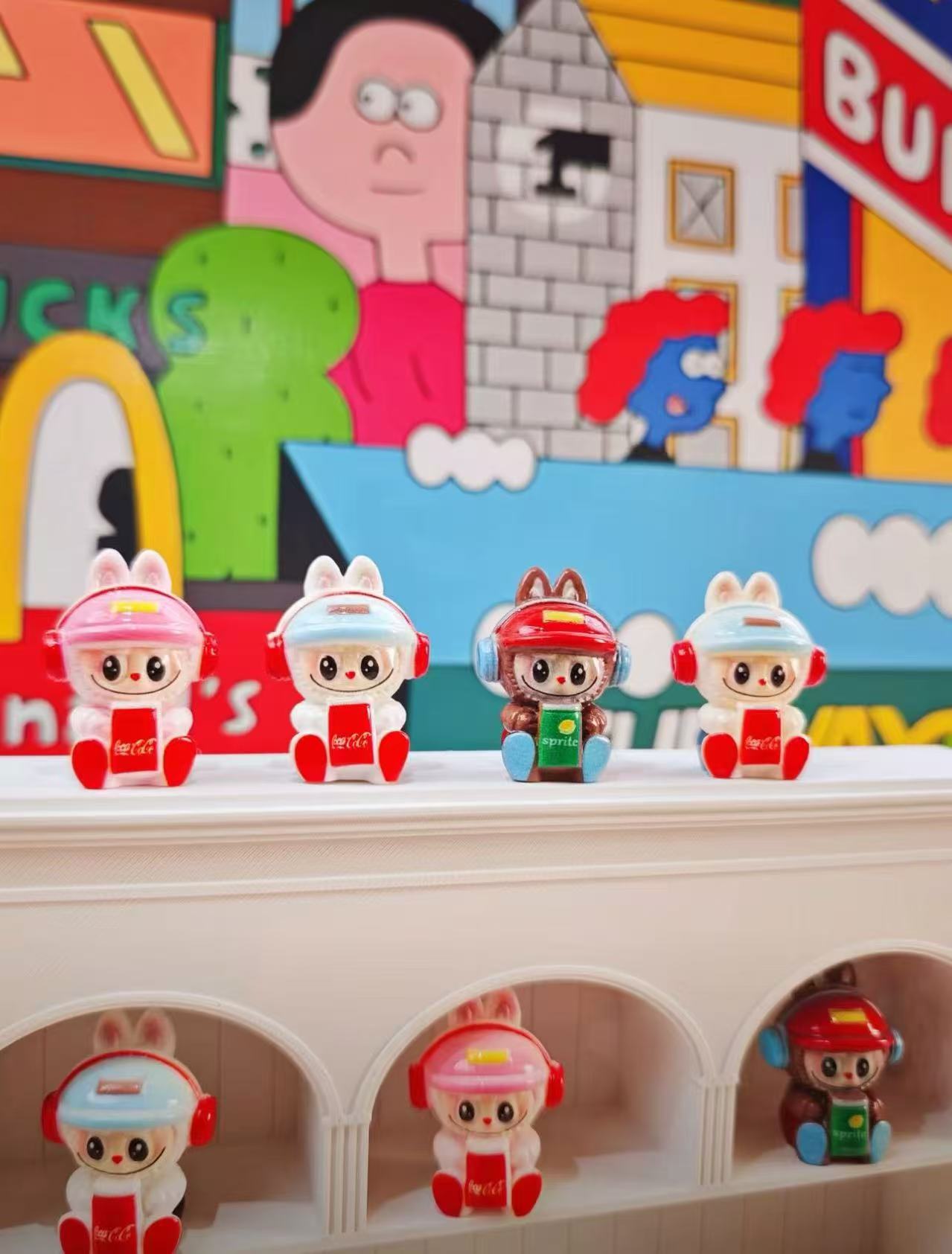 Coca-Cola Labubu 8pieces
