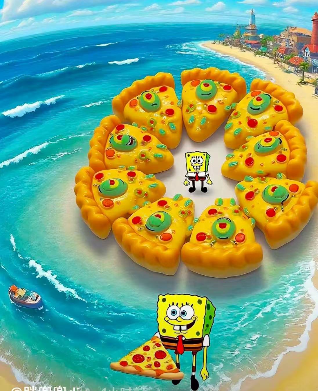 Plankton pizza